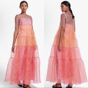 STAUD Hyacinth Dress in Floral Wave 💖